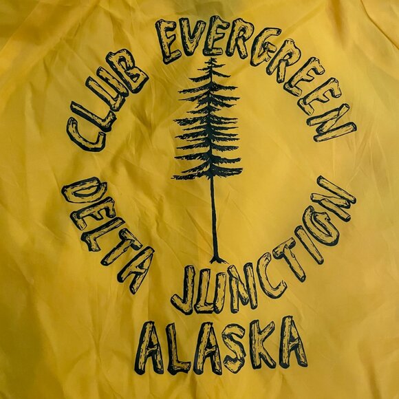 Vintage 70s Pla Jac By Dunbrooke Alaska Light Windbreaker Yellow Delta Junction - Picture 7 of 15